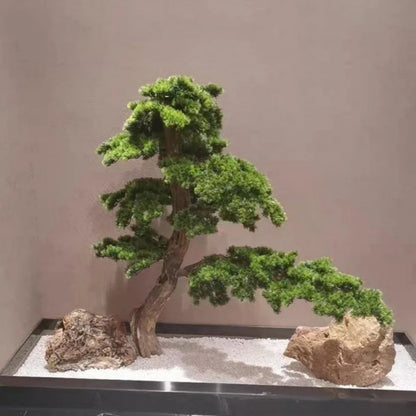 Artificial Pine Bonsai Tree, Large Potted Plants, Welcome, Home, Office, Garden, Hotel Decoration