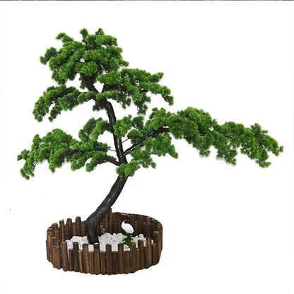 Artificial Pine Bonsai Tree, Large Potted Plants, Welcome, Home, Office, Garden, Hotel Decoration