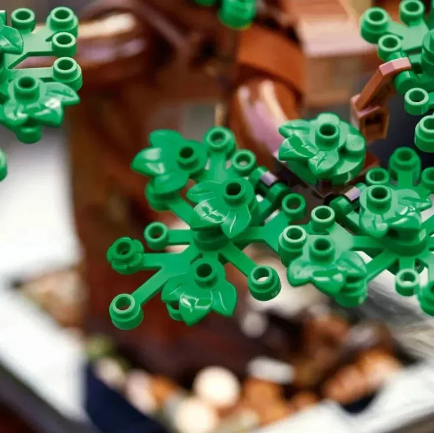 MINISO Bonsai Tree Fit 10281 Flower Bouquet Perpetual 3D Set Model Home Decoration for Kids Plant Potted Toy