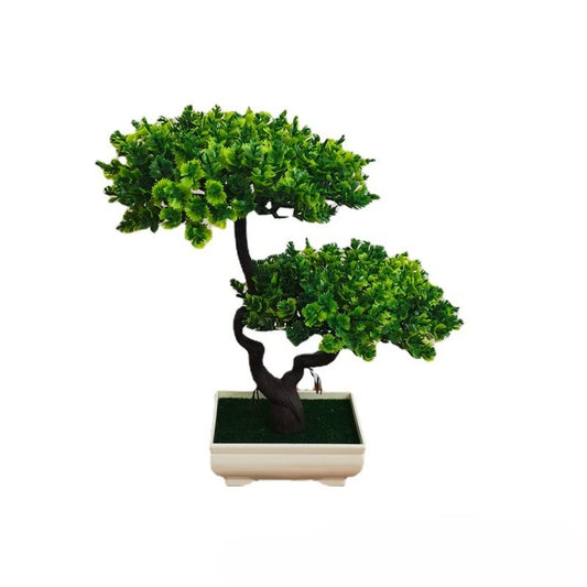Artificial Pine Tree Bonsai Simulation Plants Pot Plants for Garden Table Home Room Decoration Outdoor Fake Plant Ornaments