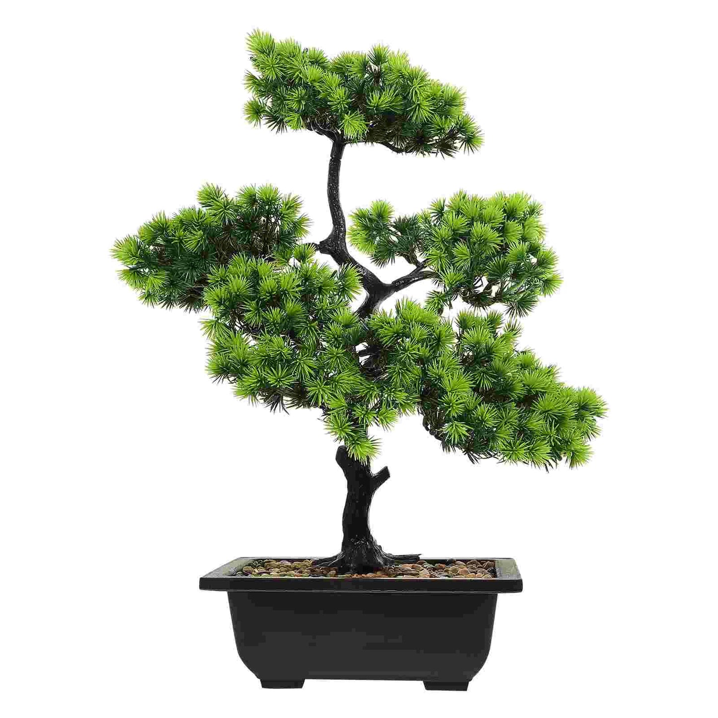 Artificial Bonsai Tree Juniper Faux Plants Indoor Small Fake Plants Zen Garden Japanese Decor Pots Home Table Office